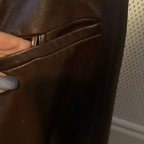 Charles Jordan vintage BROWN lambskin pants.Great condition š¤omg like butter - Picture 14 of 16